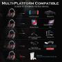 Professional Gaming Headset E900 Stereo Wired Game Headphones Headset Gamer with Microphone for PS4/Smartphone//PC