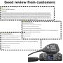 AnyTone AT-778UV Dual Band Transceiver Mobile Radio VHF/Uhf Two Way Amateur Radio