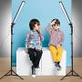 GSKAIWEN 180 LED Light Photography Studio LED Lighting Kit Adjustable Light with Light Stand Tripod Photographic Video Fill Light