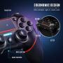 PS4 Controller ORDA Wireless Gamepad for Playstation 4/Pro/Slim/PC and Laptop with Motion Motors and Audio Function, Mini LED Indicator, USB Cable and Anti-Slip - Red
