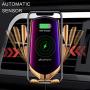Wireless Car Charger Auto-Clamping Car Mount Air Vent Phone Holder & QC3.0 Car Charger 10W/7.5W/5W Compatible Galaxy S10/S10+/S9,Charging for iPhone 11/11 Pro/11 Pro Max/XSMax/XS/XR/X/8P