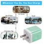 X-EDITION USB Wall Charger, Charging Block 4-Pack 2.1A Dual Port USB Power Adapter Wall Charger Plug Cube Compatible with Phone Xs Max XR X 8 7 6 Plus 5 4, Pad, Samsung, LG, Moto, Android More