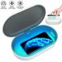 Cell Phone Cleaners Box, Wireless Charger Phone UV Light Cleaners, Professional Disinfecting for Watch Toothbrush Salon Tools