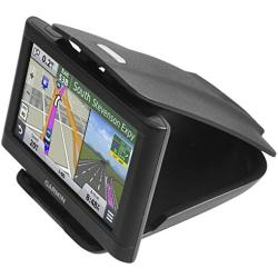 GPS Dash Mount [Matte Black Dock] for Garmin Nuvi Drive Dezl Drivesmart, Tomtom, Magellan Roadmate, Rand McNally, Navman, Cell Phone - Car Adhesive Non-Slip Dashboard Replacement Holder for Satnav