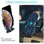 【2020 Upgraded】 Wireless Car Charger, 10W Auto-Clamping Qi Fast Charging Car Mount Charger Air Vent Phone Holder for iPhone SE/11/11 Pro/11 Pro Max/XS Max, Galaxy S20/S20 Plus/Note10, All Smartphone