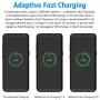Adaptive Fast Charger Compatible with Samsung Galaxy s10/ s10+/s9/ s9 +/ s10e/ s8/ s8 Plus/Note 9/ Note 8/ Active, USB Wall Charger Adapter with USB C Cable, White