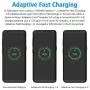 Adaptive Fast Charging USB Wall Charger Adapter [4-Pack ] Power Adapter Charging Block Compatible with Samsung Galaxy S6 S7 S8 S9 S10 Plus Edge, Note 8 9, Lg G5 G6 G7 V20 V30 ThinQ, iPhone, and More