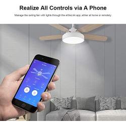 SONOFF iFAN03 WiFi Ceiling Fan&Light Controller, APP Control&Remote Control, Works with Amazon Alexa & Google Home Assistant, No Hub Required(2.4G WiFi)