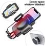 Car-Cup-Holder-Phone-Mount Adjustable Long Pole Automobile Cup Holder Smart Phone Cradle Car Mount for iPhone 11 Pro/XR/XS Max/X/8/7 Plus/6s/Samsung S10 /Note 9/S8 Plus/S7 Edge-Black