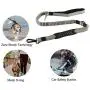SKYMEE 5FT Bungee Dog Leash for Big Dogs, 5-in-1 Multifunction Shock Absorbing Reflective Leash with Car Seat Bucket, Double Padded Traffic Handle Extra Control for Dog Walking Running Training SKYMEE 5FT Bungee Dog Leash for Big Dogs, 5-in-1 Multifunction Shock Absorbing Reflective Leash with Car Seat Bucket, Double Padded Traffic Handle Extra Control for Dog Walking Running Training