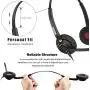 Cell Phone Headset with Microphone Noise Cancelling & Call Controls 3.5mm Computer Headset for iPhone, Samsung, LG, HTC, BlackBerry Mobile Phone and iPad Tablets (A802MP) Cell Phone Headset with Microphone Noise Cancelling & Call Controls 3.5mm Computer Headset for iPhone, Samsung, LG, HTC, BlackBerry Mobile Phone and iPad Tablets (A802MP)