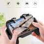 Boliaman Gaming Grip with Portable Charger Cooling Fan,for PUBG Mobile Controller Mobile Game Trigger Joystick for 4-6.5" Phone