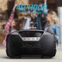 Portable Waterproof Bluetooth Speaker, 40-Hour Playtime Wireless Outdoor Speakers, 25W Rich Bass Impressive Sound, Stereo Pairing, Built-in Mic, 100ft Bluetooth for Home Party (NO LED Lights)