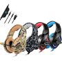 K1 Headset Stereo Bass Surround PC Gaming Headphones Game Headset with Mic for PC Mobile Phone for PS4 One d40
