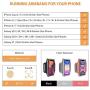PORTHOLIC Running Arm Bands for Cell Phone, Adjustable Workout Phone Holder Arm Case for iPhone 11/11Pro Max/Xs Max/XR/X/8/7/6s Plus Sports Jogging Band for Samsung Galaxy S10/S9/S8 Plus, Huawei P30