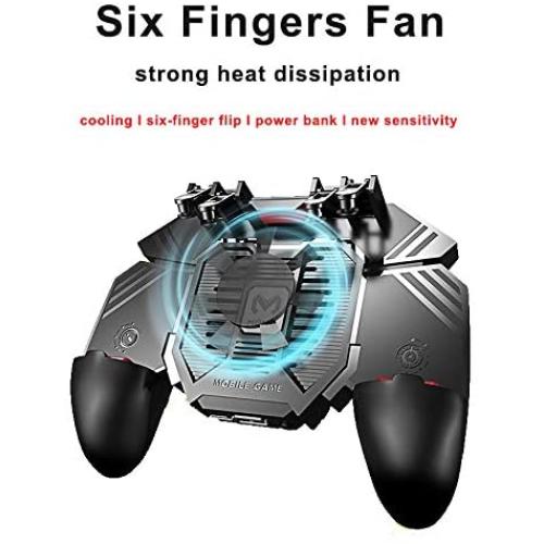ROWEQPP Gamepad AK77 Mobile Game Controller Trigger Joystick Gamepad Mobile Phone Gamepad Transmitter Handle for PUBG