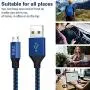 Micro USB Cable,XIAE 5Pack (3/3/6/6/10FT) Nylon Braided Fast Charging Cable Aluminum Housing USB Charger Android Cable for Samsung Galaxy S7 Edge S6 S5,Android Phone,LG G4,HTC and More-Black&Blue Micro USB Cable,XIAE 5Pack (3/3/6/6/10FT) Nylon Braided Fast Charging Cable Aluminum Housing USB Charger Android Cable for Samsung Galaxy S7 Edge S6 S5,Android Phone,LG G4,HTC and More-Black&Blue