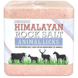 Compressed Himalayan Salt Lick for Horse, Cow, Goat, etc. Made from Specially Selected Higher Quality Himalayan Salt - Evenly Distributed Minerals - 100% Pure & Natural