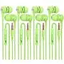 A12 Headphones Earphones Earbuds Earphones, Noise Islating, High Definition, Fits All 3.5mm Interface,Stereo for Samsung, iPhone,iPad, iPod and Mp3 Players (Green 4pairs) A12 Headphones Earphones Earbuds Earphones, Noise Islating, High Definition, Fits All 3.5mm Interface,Stereo for Samsung, iPhone,iPad, iPod and Mp3 Players (Green 4pairs)