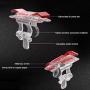 Mokoto Red Metal pubg Game Trigger/Joystick Compatible with Smartphones