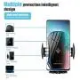 Wirelsss Car Charger,QI Fast Charging Air Vent Holder Auto-Clamping Smart Sensor Phone Holder for Car Compatible with iPhone 11/11 Pro/11 Pro Max/Xs MAX/XS/XR/X/8/8+,Samsung S10/S10+/S9/S9+(Blue)