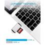 USB SD Card Reader, 3-in-1 USB to SD Card Converter USB OTG Adapter, USB 2.0 Memory Card Reader for Smart Phones/Tablets/PC/Laptop
