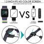 CHEREEKI Fitness Tracker, Fitness Watch with Heart Rate Monitor Waterproof IP68 1.3 Color Screen Smartwatch, Stopwatch, Step Counter, Sleep Monitor Activity Tracker for Men Women Kid