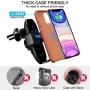 Wireless Car Charger TOOVREN Phone Mount Auto Clamping Fast Qi iPhone Car Charger Air Vent/Cup Holder for Car 10W Charging for iPhone 11/11 Pro Max/X/XR/8/7Plus,Samsung Note10+/s9,Google Pixel