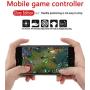 Vakili Mobile Phone Game Joystick Game Control Touch Screen Joypad Game Controller for iPad iPhone Android Mobile Tablet Smart Phone Joystick Touch Screen Joypad Tablet Funny Game Controller 2PACK