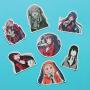 50PCS Cartoon Japanese Anime Kakegurui Stickers Lovely Sticker Laptop Computer Bedroom Wardrobe Car Skateboard Motorcycle Bicycle Mobile Phone Luggage Guitar DIY Decal (kakegurui)