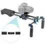 Neewer Portable FilmMaker System With Camera/Camcorder Mount Slider, Soft Rubber Shoulder Pad and Dual-hand Handgrip For All DSLR Video Cameras and DV Camcorders Neewer Portable FilmMaker System With Camera/Camcorder Mount Slider, Soft Rubber Shoulder Pad and Dual-hand Handgrip For All DSLR Video Cameras and DV Camcorders