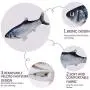 HI NINGER Floppy Fish Cat Toy, Electric Moving Fish Toy for Cats, Dancing Wiggle Fish Cat Toy, Realistic Interactive Flopping Fish Cat Kicker Catnip Toys for Indoor Cat Exercise