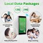 GlocalMe G4 Pro 4G LTE Mobile Hotspot, Worldwide WiFi Portable High Speed WiFi Hotspot with 1GB Global Data, No SIM-Card, Pocket MIFI,Buy US Data 12G, get 12G Free (Gray)