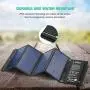 Nekteck 28W Portable Solar Panel Charger, Waterproof Camping Gear Solar Powered Charger with 2 USB Port for iPhone X/8 Plus, Samsung Galaxy s9/s8,iPad, Tablet and Any USB Devices Nekteck 28W Portable Solar Panel Charger, Waterproof Camping Gear Solar Powered Charger with 2 USB Port for iPhone X/8 Plus, Samsung Galaxy s9/s8,iPad, Tablet and Any USB Devices
