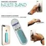 iHeartech Phone Grip, Cell Phone Secure Holder, Car Vent Mount Stand, Compatible with Smartphone & Small Tablet, Mint Green Polka Dot