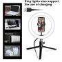 LED Ring Light 10" with Tripod Stand & Phone Holder,Selfie Ring Light Dimmable Makeup Ring Light for YouTube Video, Photography, Shooting with 3 Light Modes & 10 Brightness Level
