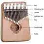 Kalimba Thumb Piano 17 Keys with Tuning Hammer and Study Instruction,Portable Mbira Sanza Finger Piano, Musical Intruments Gifts for Kids Adults Beginners Kalimba Thumb Piano 17 Keys with Tuning Hammer and Study Instruction,Portable Mbira Sanza Finger Piano, Musical Intruments Gifts for Kids Adults Beginners
