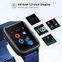 LETSCOM Smart Watch Fitness Tracker Heart Rate Monitor Step Calorie Counter Sleep Monitor Music Control IP68 Water Resistant 1.3" Color Touch Screen Activity Tracking Pedometer for Women Men