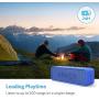 Anker Soundcore Bluetooth Speaker with 24-Hour Playtime, 66-Feet Bluetooth Range & Built-in Mic, Dual-Driver Portable Wireless Speaker with Low Harmonic Distortion and Superior Sound - Blue