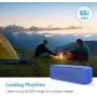 Anker Soundcore Bluetooth Speaker with 24-Hour Playtime, 66-Feet Bluetooth Range & Built-in Mic, Dual-Driver Portable Wireless Speaker with Low Harmonic Distortion and Superior Sound - Blue
