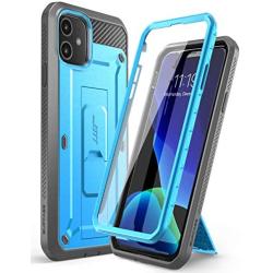 SUPCASE Unicorn Beetle Pro Series Case Designed for iPhone 11 6.1 Inch (2019 Release), Built-In Screen Protector Full-Body Rugged Holster Case (Blue)