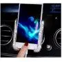 Siyibb Crystal Universal Car Phone Holder Gravity Car Air Vent Mobile Phone Mount - White Siyibb Crystal Universal Car Phone Holder Gravity Car Air Vent Mobile Phone Mount - White