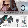 Ring Light with Remote Controller and Microphone Phone Holder for iPad,Pixel 19inch LED Selfie Ring Lights with LCD Display for Photography,Vlog, Makeup, YouTube,Facebook Live,Twitch and Blogging