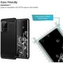 [2+2] HATOSHI for Samsung Galaxy S20 Ultra 5G (6.9-inch), 2 Pack Flexible TPU Film Screen Protector + 2 Pack Tempered Glass Camera Lens Protector, [Maximum Coverage] [Bubble Free] Case Friendly