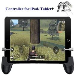 PUBG Controller for iPad/Tablet - Aovon [Newest Upgrade Version] Sensitive L1R1 Shoot Aim Game Trigger Joystick Gamepad Grip 4.5-12.9 inch Tablet & Smartphone, Gift for Kids and Players