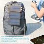 Solar Charger 24000mAh, FEELLE Solar Power Bank with 2 USB Ports Waterproof Portable External Battery Compatible with Smartphones, Tablets and More