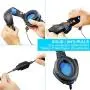 GM-1 Headphones Compatible PS4 Pro PC Tablet Cellphone,AFUNTA Stereo LED Backlit Gaming Headset with Mic-Blue