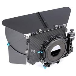 Fotga DP500III 4x4 DSLR Swing-Away Matte Box w/Donuts for 15mm Rail Rod System for Sony A7 A7R A7S II III A9 A6300 A6500 GH5/5S Canon 5D 6D 7D II III IV D850 BMPCC 4K 6K DSLR Video Cinema Camera