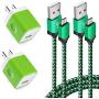 Android Wall Charger Micro Cable Kit,One Port Charging Head Plug Block with 6ft Micro USB Cord Compatible Samsung Galaxy S7 S6 Active J3 J7 J8, HTC, LG K50S K20 K30, Google Nexus 10 7 9, Android Phone