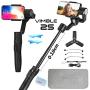 FeiyuTech Vimble 2S 3-Axis Smartphone Gimbal Stabilizer(Vimble 2 Updated) Compatible with iPhone 11 X 8 7/Samsung Note 8 Note7 with18 cm Extendable Handheld, Object Tracking,Time-Lapse (Black)